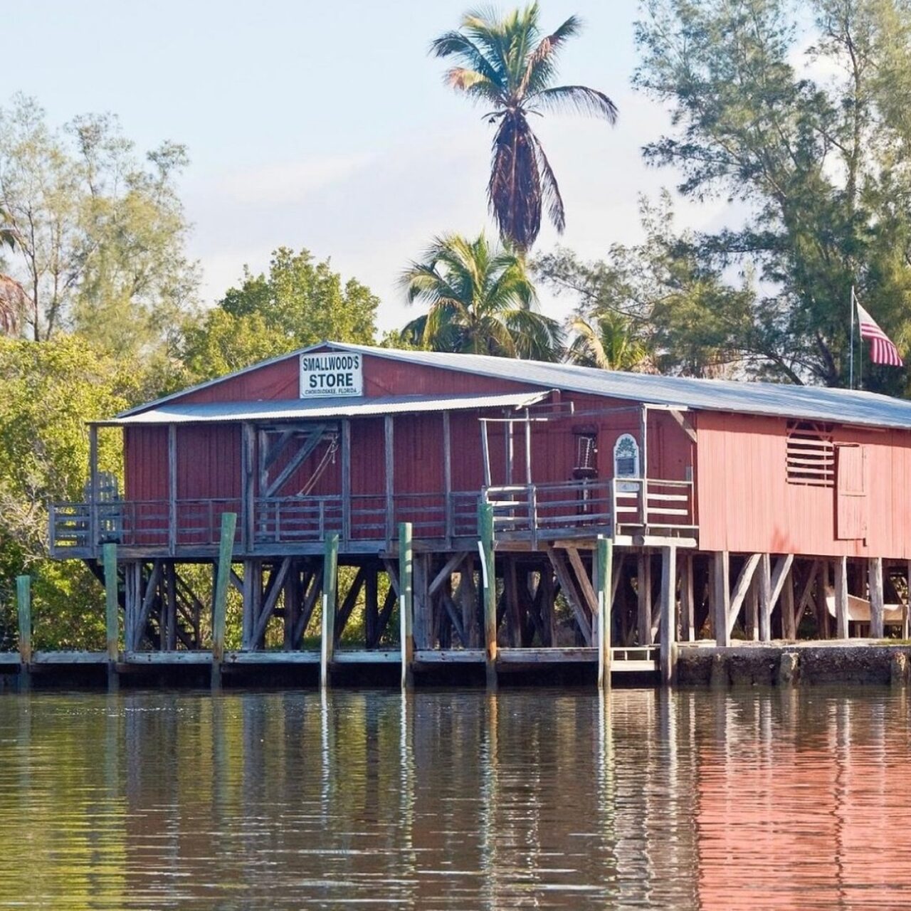 Waterfront store in the florida everglades